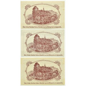 Neuteich/Nowy Staw (Danzig), lot 5, 10, 50 pfennig 1920, UNC