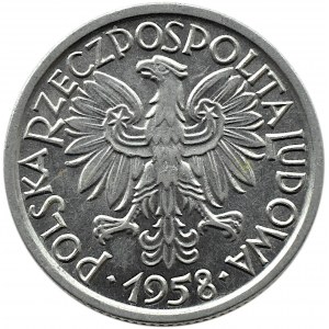Poland, PRL, Berry, 2 zloty 1958, Warsaw