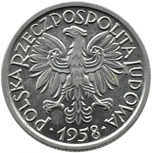 Poland, PRL, Berry, 2 zloty 1958, Warsaw