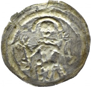 Silesia, Henry I the Bearded/Henry II the Pious, Rataj brakteat - figure with raised hands