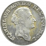 Stanisław A. Poniatowski, 4 grosze srebrne (złotówka) 1792 M.V., Warszawa