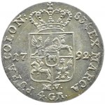 Stanisław A. Poniatowski, 4 grosze srebrne (złotówka) 1792 M.V., Warszawa