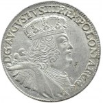 August III Sas, dwuzłotówka (8 groszy) 1753 E.C., Lipsk, PIĘKNA!
