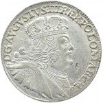August III Sas, dwuzłotówka (8 groszy) 1753 E.C., Lipsk, PIĘKNA!