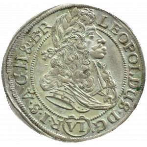 Śląsk, Leopold I, 6 krajcarów 1690 SHS, Wrocław