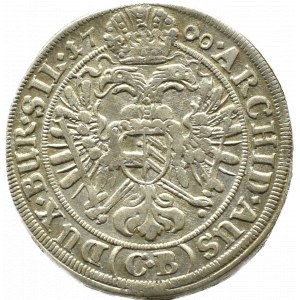 Silesia, Leopold I, 3 krajcara 1700 CB, Brzeg