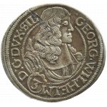 Śląsk, Jerzy Wilhelm, 3 krajcary 1674 CB, Brzeg, PIERWSZY ROCZNIK