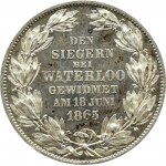 Germany, Hannover, Georg V, thaler 1865 B, Hannover, 50th anniversary of the Battle of Waterloo