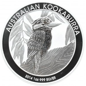 Australia, $1 2014 P, Kookaburra, Perth, UNC