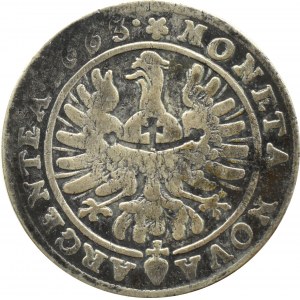 Silesia, Duchy of Legnicko-Brzesko-Wołowo, Louis IV, 15 krajcars 1663, Brzeg
