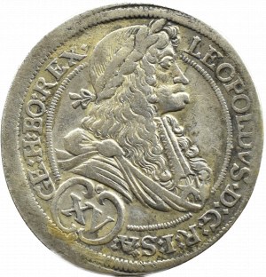 Austria, Leopold I, Styria 15 krajcars 1694