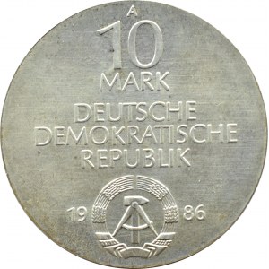 Germany, GDR, 10 marks 1986, Charite Berlin, UNC
