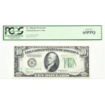 USA, 10 dolarów 1934, Nowy York, seria D, PCGS 65 PPQ