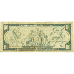 USA, Blue Seal, $100 1914, Burke &amp; McAdoo, Series 3-C, Rare