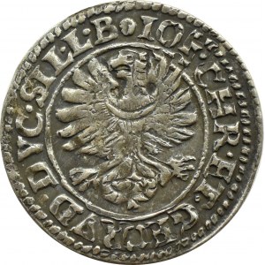 Silesia, Ks. Legnicko-Brzesko-Wołowskie, Jan Chrystian and Jerzy Rudolf, 3 krajcary 1614, Zloty Stok