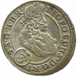 Śląsk, Leopold I, 3 krajcary 1699 CB, Brzeg