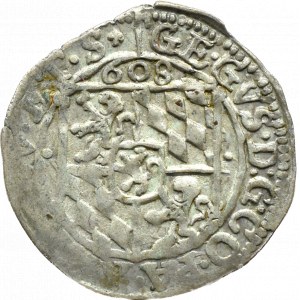 Germany, Rudolf II, penny (1/24 thaler) 1608