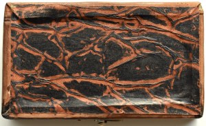 November Uprising, Souvenir-box for coins of 1831, brown leather with gilding