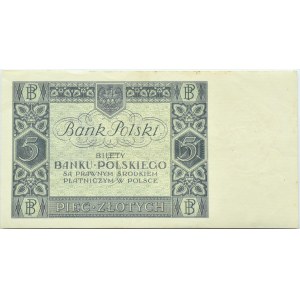 Polska, II RP, 5 złotych 1930, seria BU, Warszawa