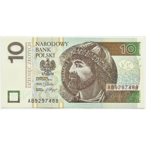 Polska, III RP, Mieszko I, 10 złotych 2012, seria AB, Warszawa, UNC