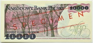 Poland, People's Republic of Poland, St. Wyspianski, 10000 gold 1988, series W - MODEL No 0388*, Warsaw, UNC