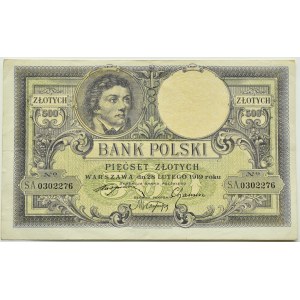 Poland, Second Republic, T. Kosciuszko 500 gold 1919, London