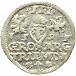 Žigmund III Vasa, trojak 1593, Vilnius, CHALECKI