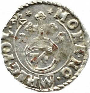Sigismund III Vasa, halftone 1615 hooks, Adwanc coat of arms, Cracow, BEAUTIFUL