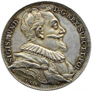 Sigismund III Vasa, medal from the Swedish 18th century royal series, I.C. Hedlinger - RARE