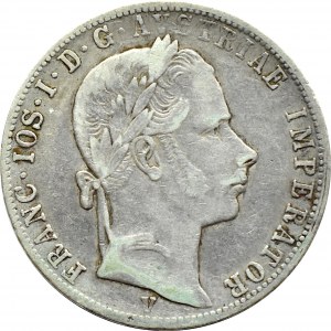 Austria, Franz Joseph I, 1 florin 1859 V, Venice, rare