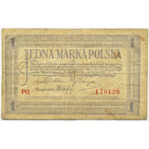Poland, Second Republic, 1 mark 1919, PG series, Warsaw