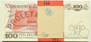 Poland, PRL, 100 zloty package 1986, Warsaw, RZ series
