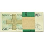 Polska, PRL, niepełna paczka 50 złotych 1988, Warszawa, seria HE