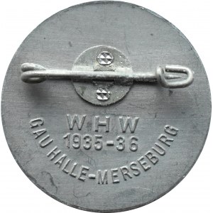 Niemcy (III Rzesza), przypinka Adolf Hitler, bardzo ładna (odmiana 3)
