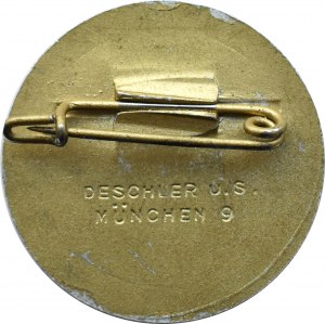 Germany (Third Reich), Adolf Hitler pin, (variety 4)