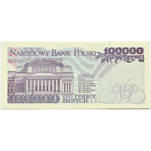 Polska, III RP, St. Moniuszko, 100000 złotych 1993, seria AE, Warszawa, UNC