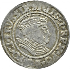 Zygmunt I Stary, grosz 1535, Toruń, PRVSSIE/PRVSSIE, Bardzo Ładny