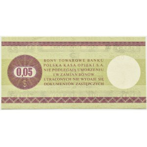 Poland, PeWeX, 5 cents 1979, HA series, UNC