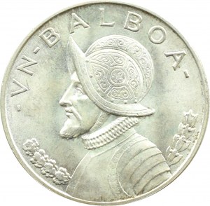Panama, 1 balboa 1947, Philadelphia, rarer type of coin