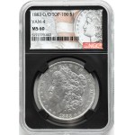 USA, Morgan, 1 dolar 1883 O, VAM-4, Nowy Orlean, NGC MS60