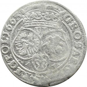 John II Casimir, sixpence 1663 AT, Bydgoszcz 