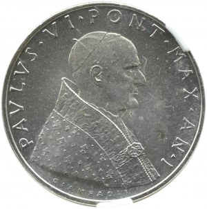 Vatican, Paul VI, 500 lire 1963 R, Rome, GIBON MS65