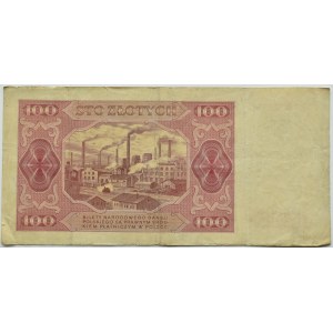 Poland, RP, 100 zloty 1948, DH series, Warsaw