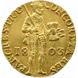 Netherlands, Batavian Republic, ducat 1803, Utrecht