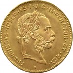 Austria-Hungary, Franz Joseph I, 4 florins/10 francs 1892, Vienna, UNC