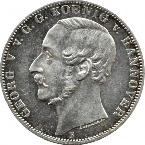 Niemcy, Hannover, Georg V, talar 1865 B, Hannover, 50-lecie bitwy pod Waterloo