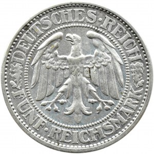 Germany, Weimar Republic, Oak, 5 marks 1932 G, Karlsruhe