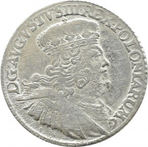 Augustus III Saxon, two-zloty (8 pennies) 1753, Leipzig, efraimek