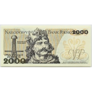 Polska, PRL, Mieszko I, 2000 złotych 1979, seria AA, Warszawa, PMG 68 EPQ