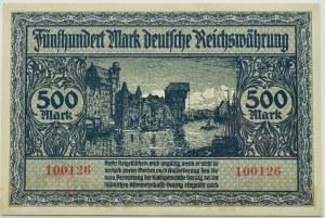 Free City of Gdansk, 500 marks 1922, PMG 65 EPQ